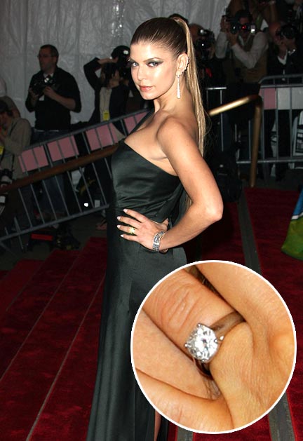 Fergie's Engagement Ring from When in Rome start Josh Duhamel